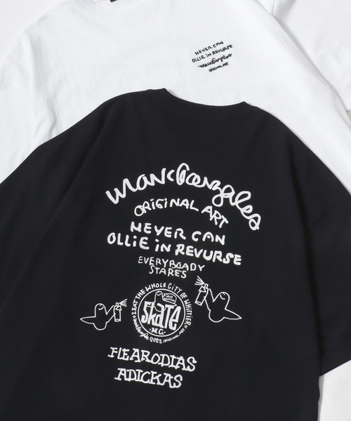 Mark Gonzales(マーク・ゴンザレス)の「MARK GONZALES ARTWORK COLLECTION/マークゴンザレス 別注 オーバーサイズ ストリート バックプリント 半袖Tシャツ/レディース メンズ(Tシャツ/カットソー・メンズ・ホワイト/ミント/ホワイト系その他2/ブラック系その他2/ホワイト系その他/ブラック系その他/ブルー/ベージュ/ブラック/ブラック系その他5/ブラック系その他3/ブラック系その他4/ホワイト系その他5/ホワイト系その他3/ホワイト系その他4/ブラック系その他6/ブラック系その他7/ホワイト系その他6/ホワイト系その他7/ブラック系1/ブラック系3/ブラック系2/ホワイト系3/ホワイト系1/ホワイト系2・M/L/XL)」の15枚目の写真