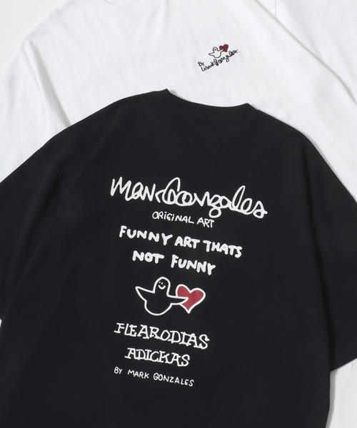 Mark Gonzales(マーク・ゴンザレス)の「MARK GONZALES ARTWORK COLLECTION/マークゴンザレス 別注 オーバーサイズ ストリート バックプリント 半袖Tシャツ/レディース メンズ(Tシャツ/カットソー・メンズ・ホワイト/ミント/ホワイト系その他2/ブラック系その他2/ホワイト系その他/ブラック系その他/ブルー/ベージュ/ブラック/ブラック系その他5/ブラック系その他3/ブラック系その他4/ホワイト系その他5/ホワイト系その他3/ホワイト系その他4/ブラック系その他6/ブラック系その他7/ホワイト系その他6/ホワイト系その他7/ブラック系1/ブラック系3/ブラック系2/ホワイト系3/ホワイト系1/ホワイト系2・M/L/XL)」の18枚目の写真