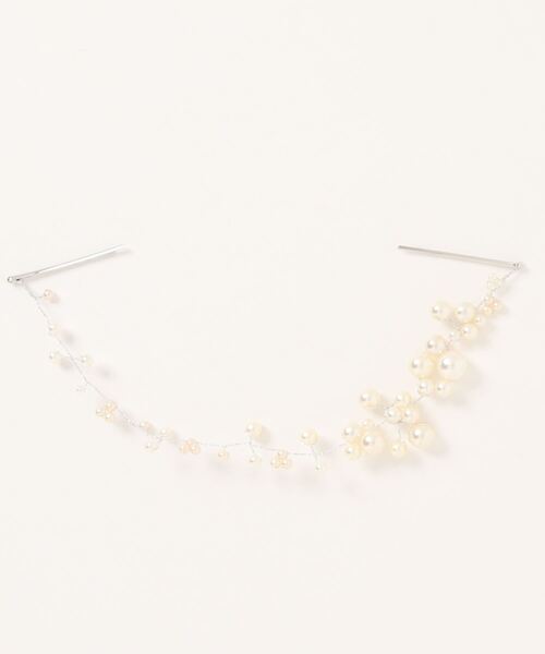 PREFERIR（プレフェリール）の「プリンセス 結婚式 パールヘッドドレス【Made in JAPAN】（その他ヘアアクセサリー・レディース・シルバー/ゴールド・FREE）」の6枚目の写真
