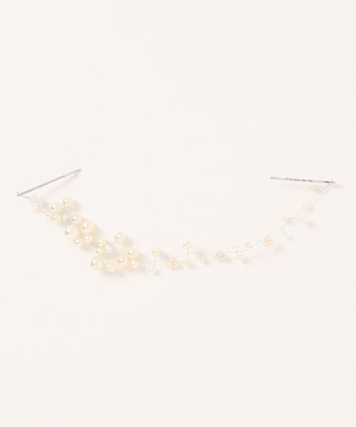 PREFERIR（プレフェリール）の「プリンセス 結婚式 パールヘッドドレス【Made in JAPAN】（その他ヘアアクセサリー・レディース・シルバー/ゴールド・FREE）」の3枚目の写真