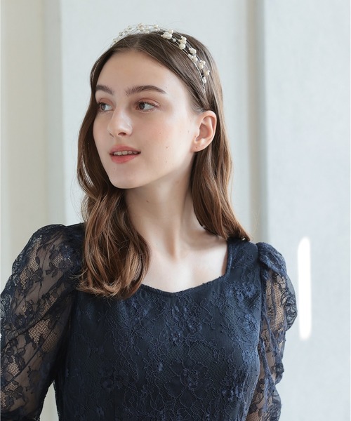 PREFERIR（プレフェリール）の「プリンセス 結婚式 パールヘッドドレス【Made in JAPAN】（その他ヘアアクセサリー・レディース・シルバー/ゴールド・FREE）」の9枚目の写真