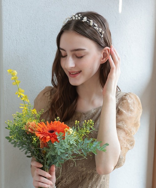 PREFERIR（プレフェリール）の「プリンセス 結婚式 パールヘッドドレス【Made in JAPAN】（その他ヘアアクセサリー・レディース・シルバー/ゴールド・FREE）」の11枚目の写真