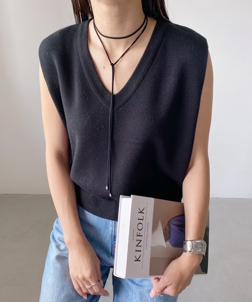 iso（イソ）の「フェイクスウェード コードチョーカー（チョーカー・レディース・シルバー/ブラウン/アイボリー・FREE）」の5枚目の写真