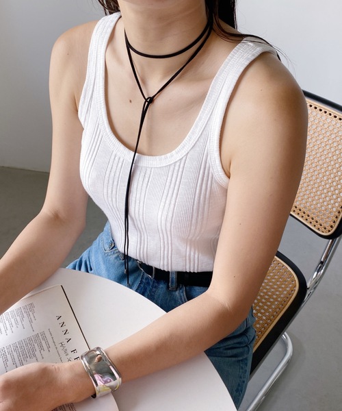 iso（イソ）の「フェイクスウェード コードチョーカー（チョーカー・レディース・シルバー/ブラウン/アイボリー・FREE）」の12枚目の写真