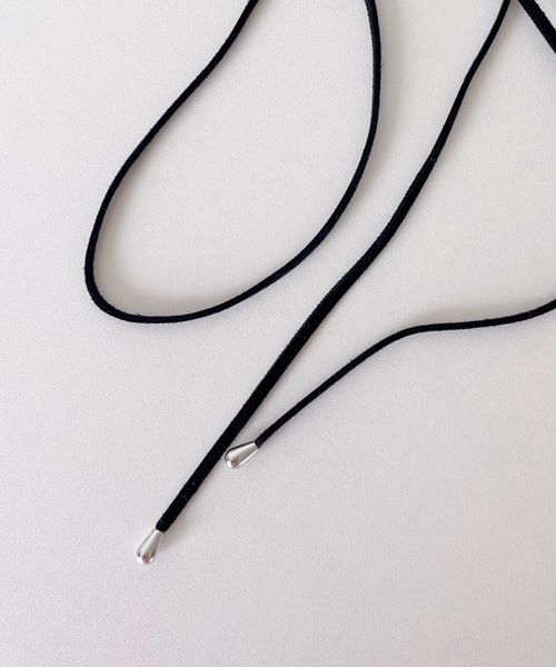 iso（イソ）の「フェイクスウェード コードチョーカー（チョーカー・レディース・シルバー/ブラウン/アイボリー・FREE）」の13枚目の写真