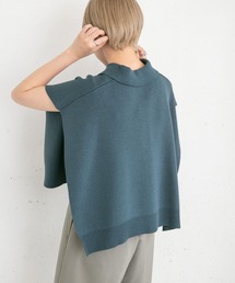 KBF | サイドオープンポロニット(ニット/セーター)