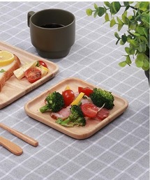 GEORGE'S（ジョージズ）の「WEB限定　ウッドディッシュ スクエア S（食器・キッズ）」