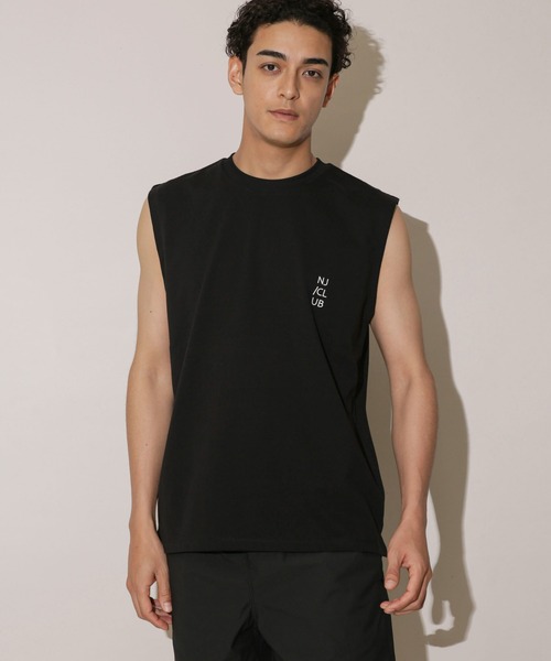 NANO universe（ナノユニバース）の「｢NJ/CLUB｣PARKSTOCK ベーシックタンクトップ（タンクトップ・メンズ・ブルー/ブラック/ホワイト/グリーン/イエロー・S/M/L）」の3枚目の写真