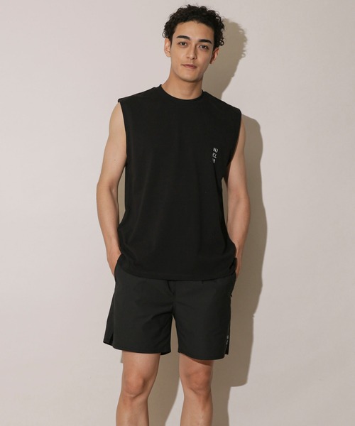 NANO universe（ナノユニバース）の「｢NJ/CLUB｣PARKSTOCK ベーシックタンクトップ（タンクトップ・メンズ・ブルー/ブラック/ホワイト/グリーン/イエロー・S/M/L）」の6枚目の写真