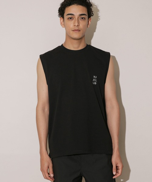 NANO universe（ナノユニバース）の「｢NJ/CLUB｣PARKSTOCK ベーシックタンクトップ（タンクトップ・メンズ・ブルー/ブラック/ホワイト/グリーン/イエロー・S/M/L）」の7枚目の写真