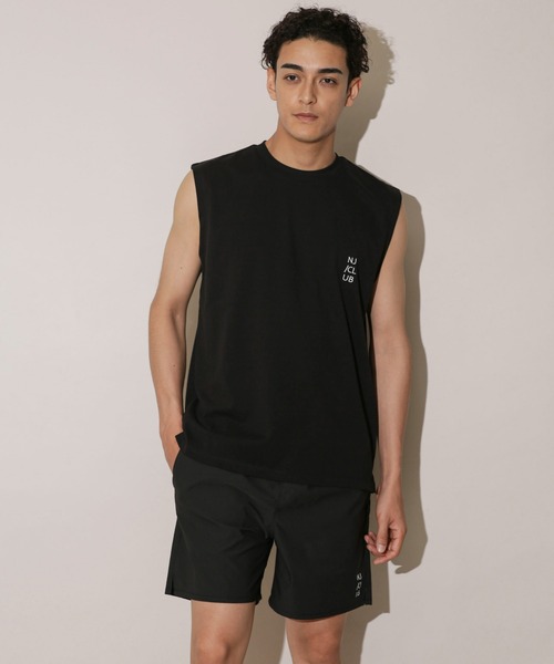NANO universe（ナノユニバース）の「｢NJ/CLUB｣PARKSTOCK ベーシックタンクトップ（タンクトップ・メンズ・ブルー/ブラック/ホワイト/グリーン/イエロー・S/M/L）」の8枚目の写真