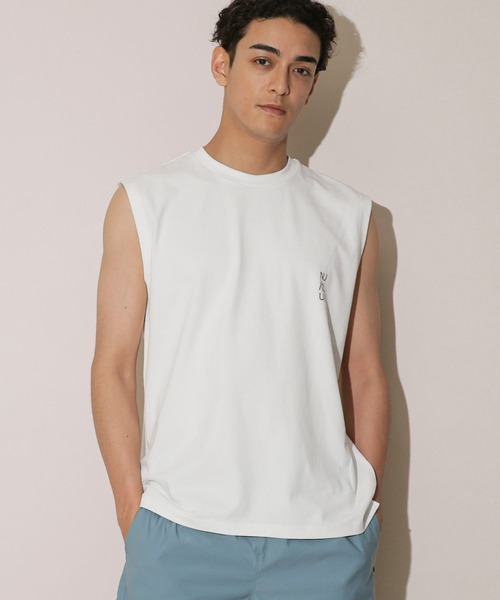 NANO universe（ナノユニバース）の「｢NJ/CLUB｣PARKSTOCK ベーシックタンクトップ（タンクトップ・メンズ・ブルー/ブラック/ホワイト/グリーン/イエロー・S/M/L）」の11枚目の写真