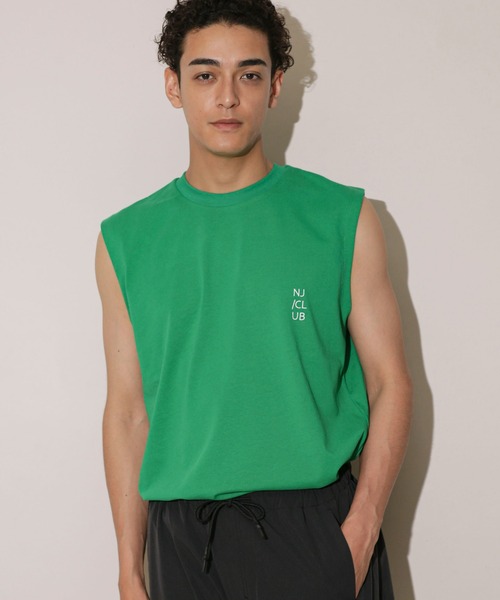 NANO universe（ナノユニバース）の「｢NJ/CLUB｣PARKSTOCK ベーシックタンクトップ（タンクトップ・メンズ・ブルー/ブラック/ホワイト/グリーン/イエロー・S/M/L）」の17枚目の写真