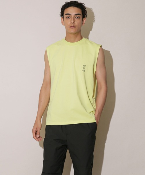 NANO universe（ナノユニバース）の「｢NJ/CLUB｣PARKSTOCK ベーシックタンクトップ（タンクトップ・メンズ・ブルー/ブラック/ホワイト/グリーン/イエロー・S/M/L）」の20枚目の写真
