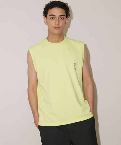 NANO universe（ナノユニバース）の「｢NJ/CLUB｣PARKSTOCK ベーシックタンクトップ（タンクトップ・メンズ・ブルー/ブラック/ホワイト/グリーン/イエロー・S/M/L）」の21枚目の写真