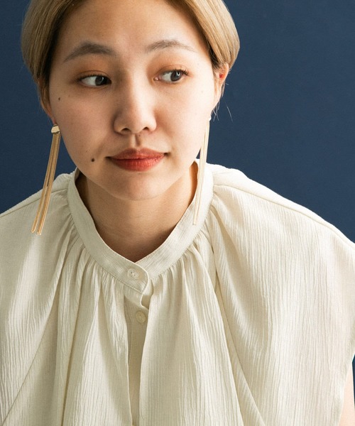 KBF（ケイビーエフ）の「ロングチェーンピアス（ピアス（両耳用）・レディース・シルバー/ゴールド・ONE）」の7枚目の写真