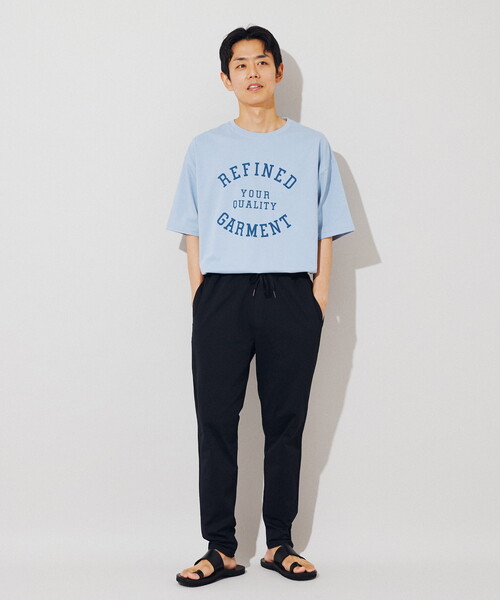 B.C STOCK（ベーセーストック）の「カレッジロゴ Tシャツ ”REFINED GARMENT”（Tシャツ/カットソー・メンズ・ブルー系その他/ホワイト/チャコールグレー/ベージュ・MEDIUM/LARGE）」の4枚目の写真