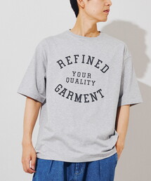 カレッジロゴ Tシャツ ”REFINED GARMENT”