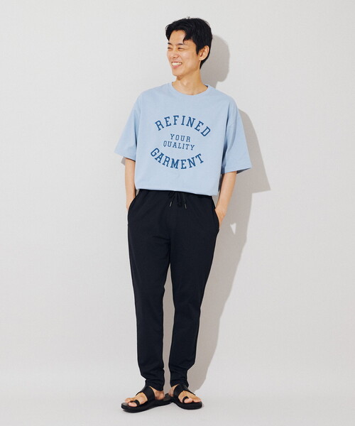 B.C STOCK（ベーセーストック）の「カレッジロゴ Tシャツ ”REFINED GARMENT”（Tシャツ/カットソー・メンズ・ブルー系その他/ホワイト/チャコールグレー/ベージュ・MEDIUM/LARGE）」の22枚目の写真