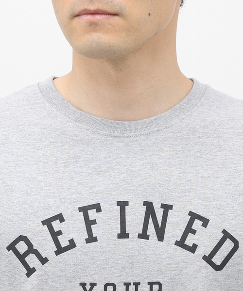 B.C STOCK（ベーセーストック）の「カレッジロゴ Tシャツ ”REFINED GARMENT”（Tシャツ/カットソー・メンズ・ブルー系その他/ホワイト/チャコールグレー/ベージュ・MEDIUM/LARGE）」の8枚目の写真