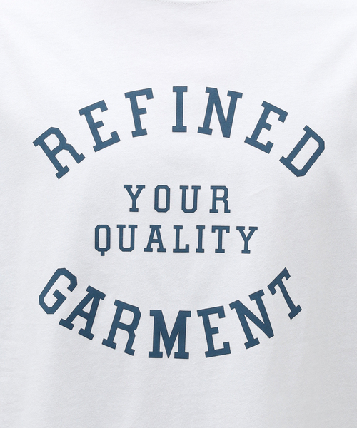 B.C STOCK（ベーセーストック）の「カレッジロゴ Tシャツ ”REFINED GARMENT”（Tシャツ/カットソー・メンズ・ブルー系その他/ホワイト/チャコールグレー/ベージュ・MEDIUM/LARGE）」の14枚目の写真
