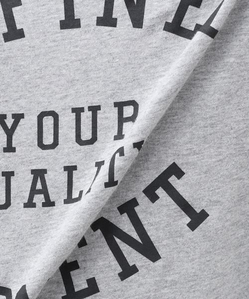 B.C STOCK（ベーセーストック）の「カレッジロゴ Tシャツ ”REFINED GARMENT”（Tシャツ/カットソー・メンズ・ブルー系その他/ホワイト/チャコールグレー/ベージュ・MEDIUM/LARGE）」の18枚目の写真