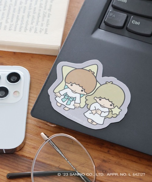 LEPSIM(レプシィム)の「【サンリオキャラクターズ】ステッカー 907724(ステッカー/テープ・レディース・ライトパープル/オレンジ/イエロー/ブルー/グリーン/グレー/アイボリー・ONE SIZE)」の5枚目の写真