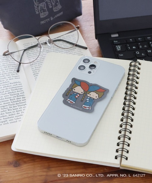 LEPSIM(レプシィム)の「【サンリオキャラクターズ】ステッカー 907724(ステッカー/テープ・レディース・ライトパープル/オレンジ/イエロー/ブルー/グリーン/グレー/アイボリー・ONE SIZE)」の2枚目の写真