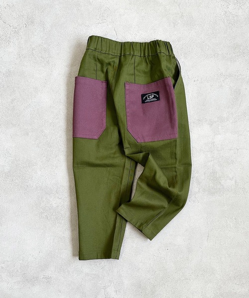 Life Support Products（ライフサポートプロダクツ）の「ツイルタックロングパンツ（80～150cm）（その他パンツ・キッズ・ベージュ/ブルー/ブラック/テラコッタ/カーキ/サーモンピンク・95/100/90/110/80/140/150/130/120）」の4枚目の写真