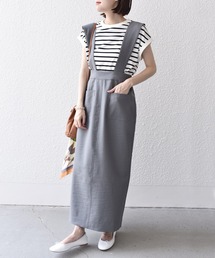 【ZOZO限定】SHIPS.me: 2WAY ストレッチ サスペンダー スカート