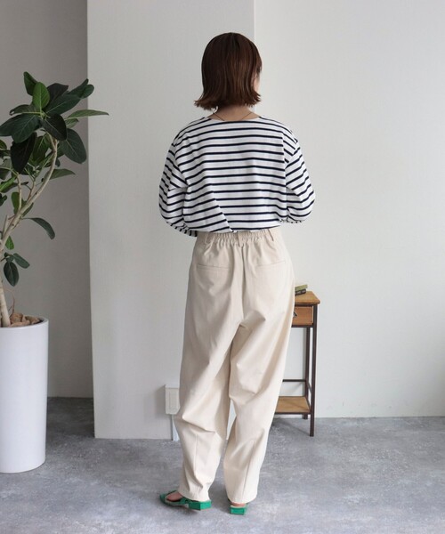 fredy emue（フレディエミュ）の「ボーダーパール釦ヘンリープルオーバー（Tシャツ/カットソー・レディース・ブラック系その他/ブルー系その他/レッド系その他・38）」の16枚目の写真