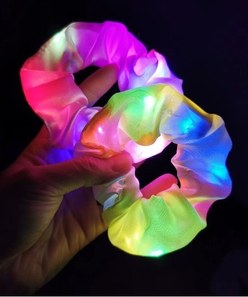 LED 光るシュシュ / 推しカラー / メンバーカラー アイテム_（シュシュ