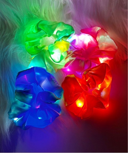 ［SALE］渋カラー✨シュシュ✨ LED 光るシュシュ / 推しカラー / メンバーカラー アイテム_（シュシュ