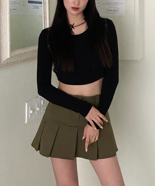 by muni:r(バイ ムニール)の「リボンビーズチョーカーネックレス(ネックレス・レディース・ホワイト/ブラック・ONESIZE)」の12枚目の写真