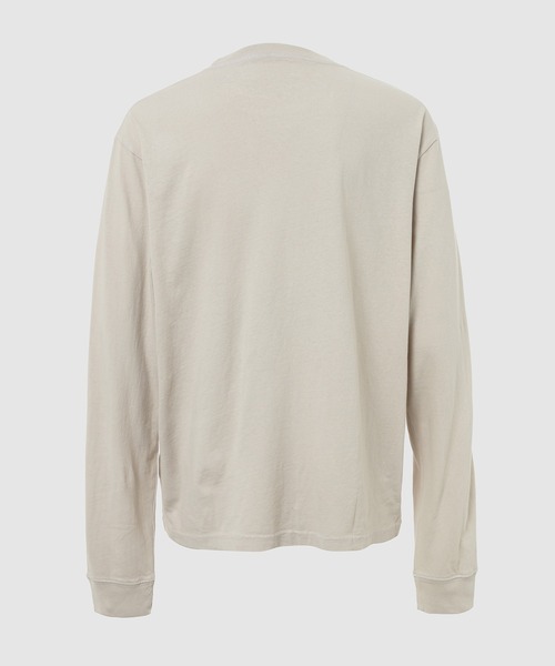 ECOCYCLE（エコサイクル）の「ELEVATED LS_WHITE（Tシャツ/カットソー・メンズ・グレー/グレー系その他2/グレー系その他3/ホワイト系その他・MEDIUM/X-LARGE/LARGE/SMALL/X-SMALL/XX-LARGE/XXL/XS/M/S/L/XL）」の5枚目の写真