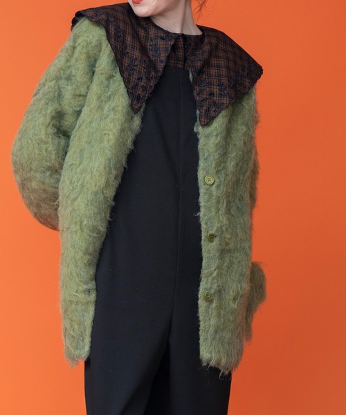 COMMRE（コムル）の「刺繍ビッグカラーブラウス（シャツ/ブラウス・レディース・ブラウン系その他/ブラック/ホワイト・FREE）」の17枚目の写真