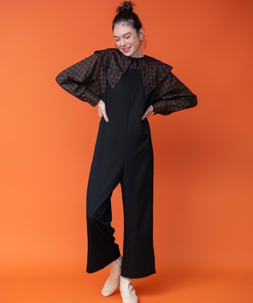 COMMRE（コムル）の「刺繍ビッグカラーブラウス（シャツ/ブラウス・レディース・ブラウン系その他/ブラック/ホワイト・FREE）」の13枚目の写真