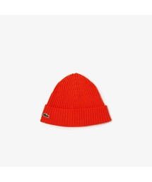 LACOSTE(ラコステ)の「JUNIORリブニットビーニー(ニットキャップ/ビーニー)」