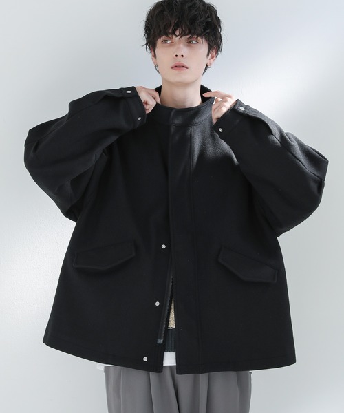 セール】ウールテックメルトンショートモッズブルゾン M-65