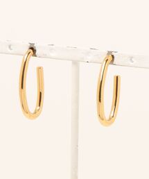 and it_（アンドイット）の「金属アレルギー対応 サージカルステンレス オーバルピアス（ピアス（両耳用））」