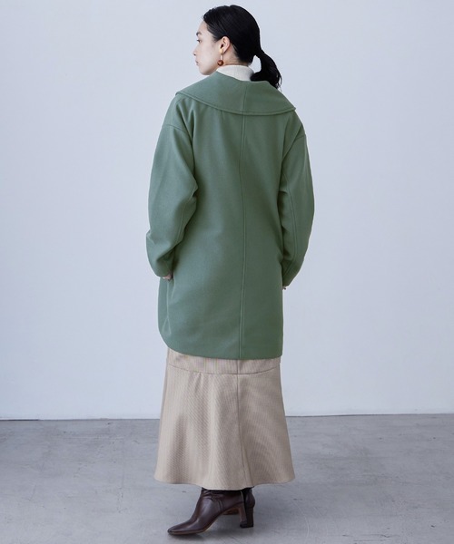【美品】Pretty Green ピーコート 滝沢眞規子さん着用】MANTECOPureリバー Pコート （ピーコート