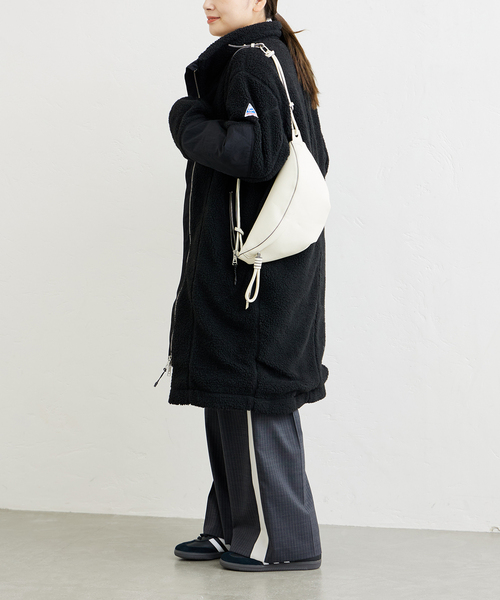 Cape HEIGHTS(ケープハイツ)の「【Cape HEIGHTS/ケープハイツ】NEW BETHEL FLEECE:コート(その他アウター・レディース・チャコールグレー/アイボリー/ブラック・FREE)」の19枚目の写真