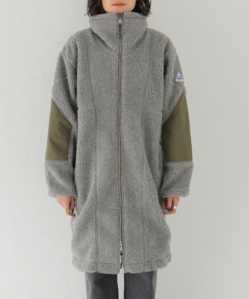 Cape HEIGHTS(ケープハイツ)の「【Cape HEIGHTS/ケープハイツ】NEW BETHEL FLEECE:コート(その他アウター・レディース・チャコールグレー/アイボリー/ブラック・FREE)」の11枚目の写真