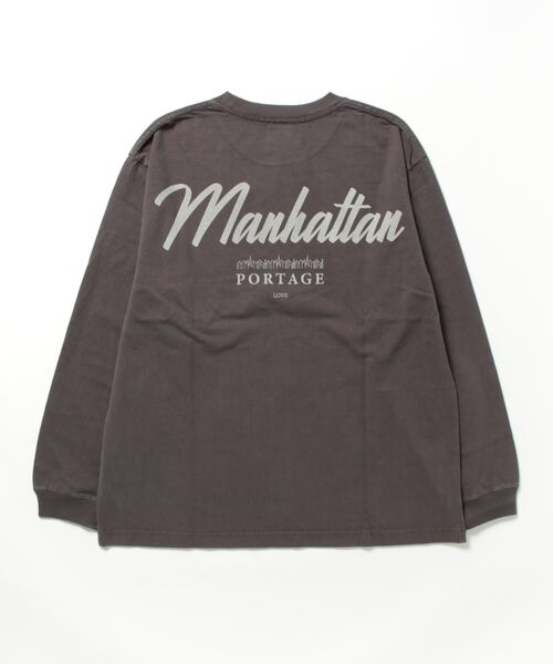 Manhattan Portage（マンハッタンポーテージ）の「Long Sleeve Print T-Shirt PEANUTS（Tシャツ/カットソー・メンズ・チャコールグレー/アイボリー/ダークグリーン・SMALL/X-LARGE/LARGE/MEDIUM）」の15枚目の写真