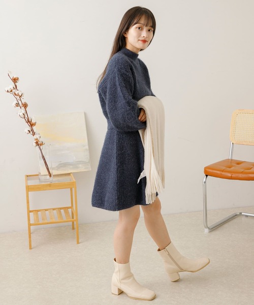 セール】ウエストマークニットワンピース（ワンピース）｜HEYUMM