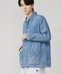 REMI RELIEF | REMI RELIEF/レミレリーフ 80Z DENIM カバーオール(スタッズ)(カバーオール)