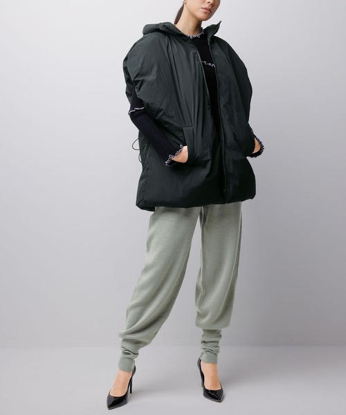 RANAN(ラナン)の「テーパードニットパンツ(その他パンツ・レディース・ライトグレー/ブラック・M/L/LL)」の3枚目の写真
