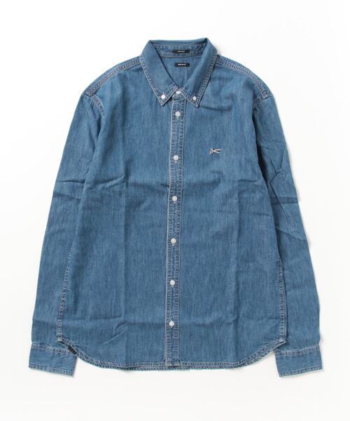 DENHAM（デンハム）の「DENHAM/デンハム/RICH REG SHIRT ID/012313081（シャツ/ブラウス・メンズ・ブルー/ブラック・M/L/XL）」の6枚目の写真