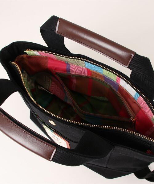AVOCA（アヴォカ）の「【AVOCA/アボカ】 ACT-002 Black ２WAYトートバッグ（トートバッグ・レディース・グレー/ブラック/パープル/グリーン/ベージュ/アイボリー・ONE SIZE）」の9枚目の写真
