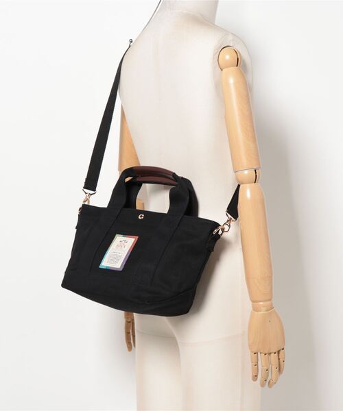 AVOCA（アヴォカ）の「【AVOCA/アボカ】 ACT-002 Black ２WAYトートバッグ（トートバッグ・レディース・グレー/ブラック/パープル/グリーン/ベージュ/アイボリー・ONE SIZE）」の10枚目の写真